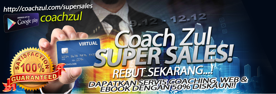 Super Sales 12.12 Bersama Coach Zul