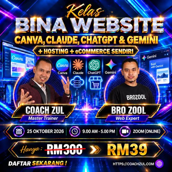 KELAS WEBSITE CANVA & GEMINI