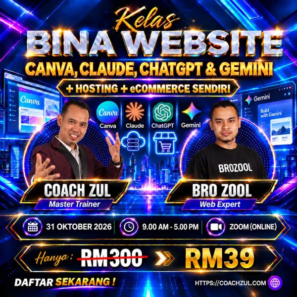 KELAS WEBSITE CANVA & GEMINI