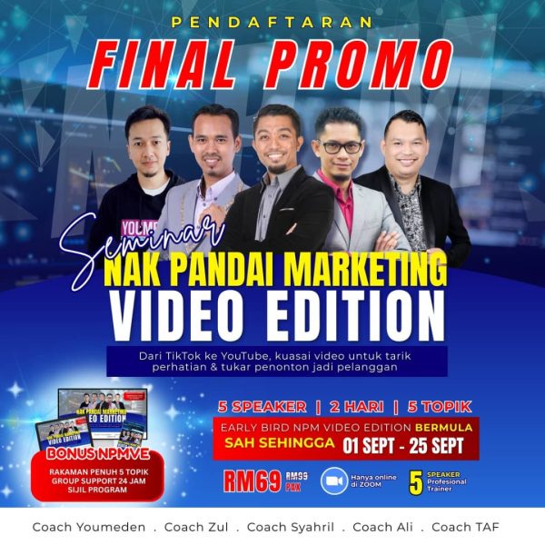 Seminar Nak Pandai Marketing