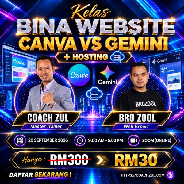 KELAS WEBSITE CANVA & GEMINI